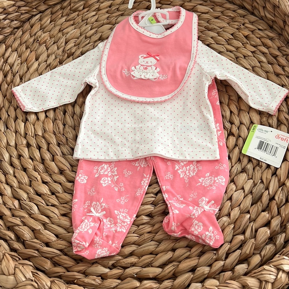NWT Little Me 3 month set
